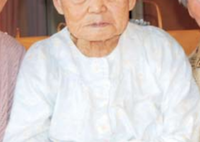 In October 2011, aged 106. (Source: Yame City)