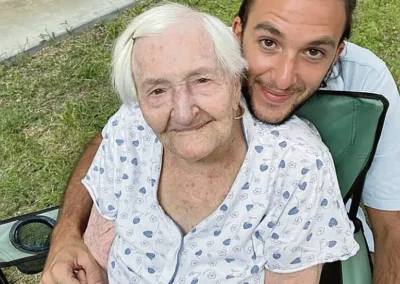 On her 107th birthday. (Source: Messaggero Veneto)