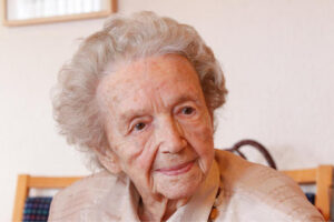 On her 110th birthday. (Source: Neue Presse)