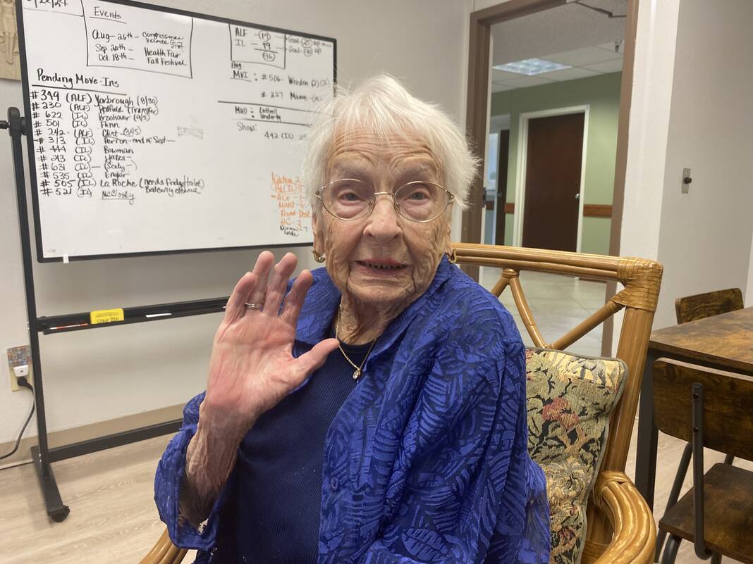 On her 108th birthday. (Source: MyRGV.com)