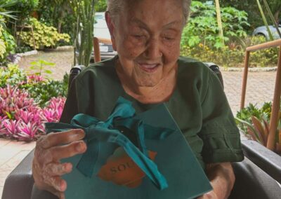 On her 107th birthday.