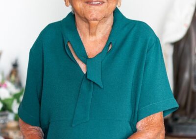 On her 100th birthday.