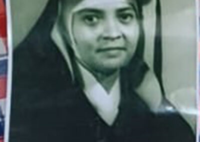 As a young nun.