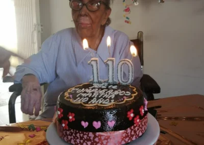 On her 110th birthday. (Source: The 110 Club)