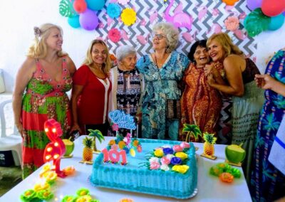 On her 101st birthday.