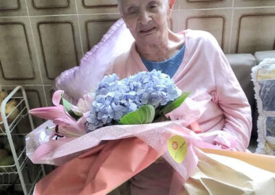 On her 106th birthday.