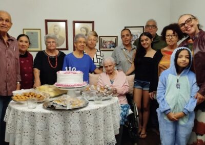 On her 110th birthday.
