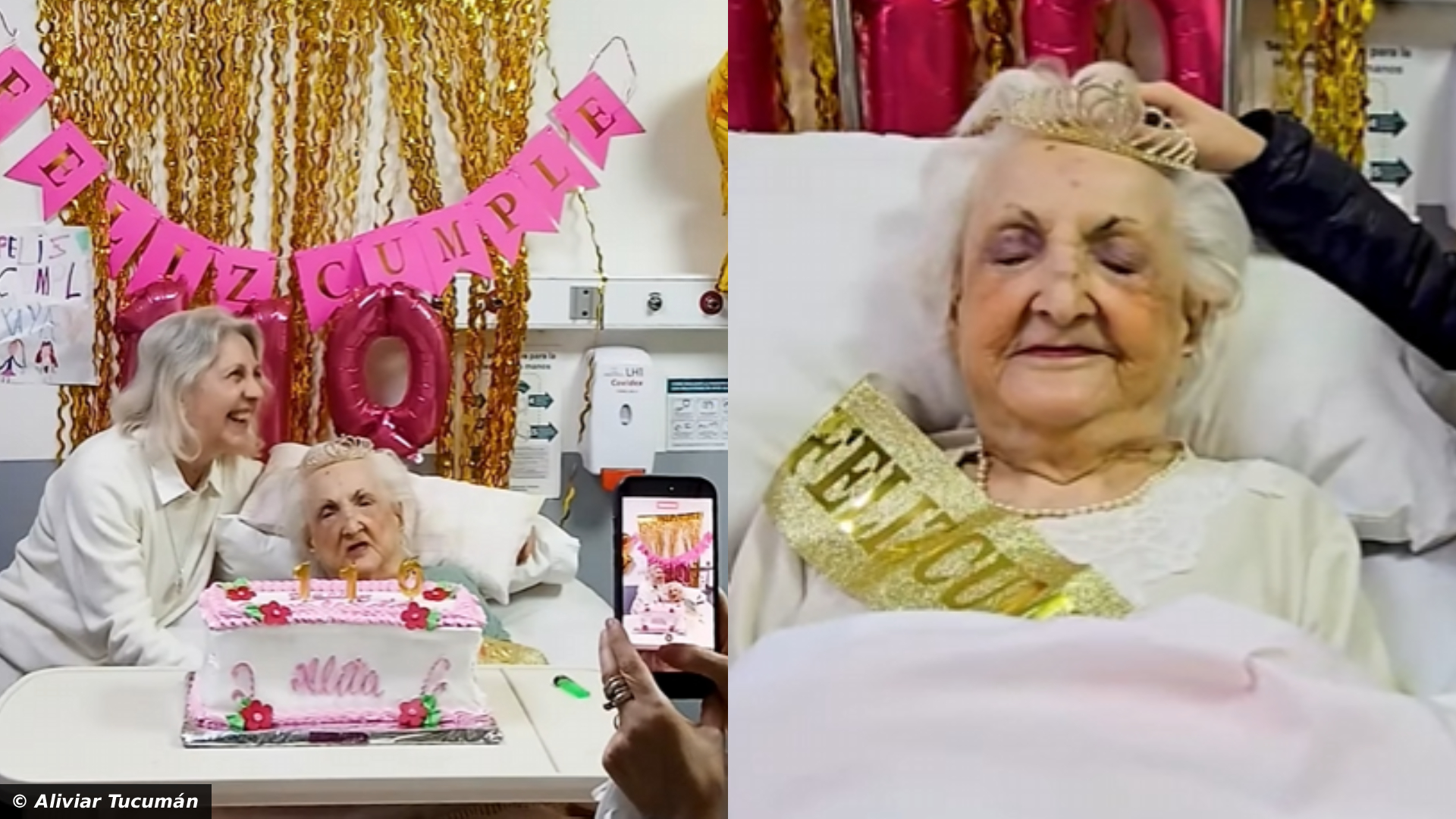 Argentine Woman Silvia Ang&eacute;lica S&aacute;nchez Mart&iacute;nez Turns 110