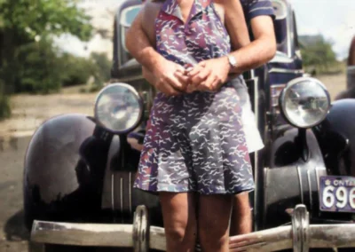 In 1937, with his wife, Doris Kathryn “D” Sweeney. (Source: pricefamily.ca)
