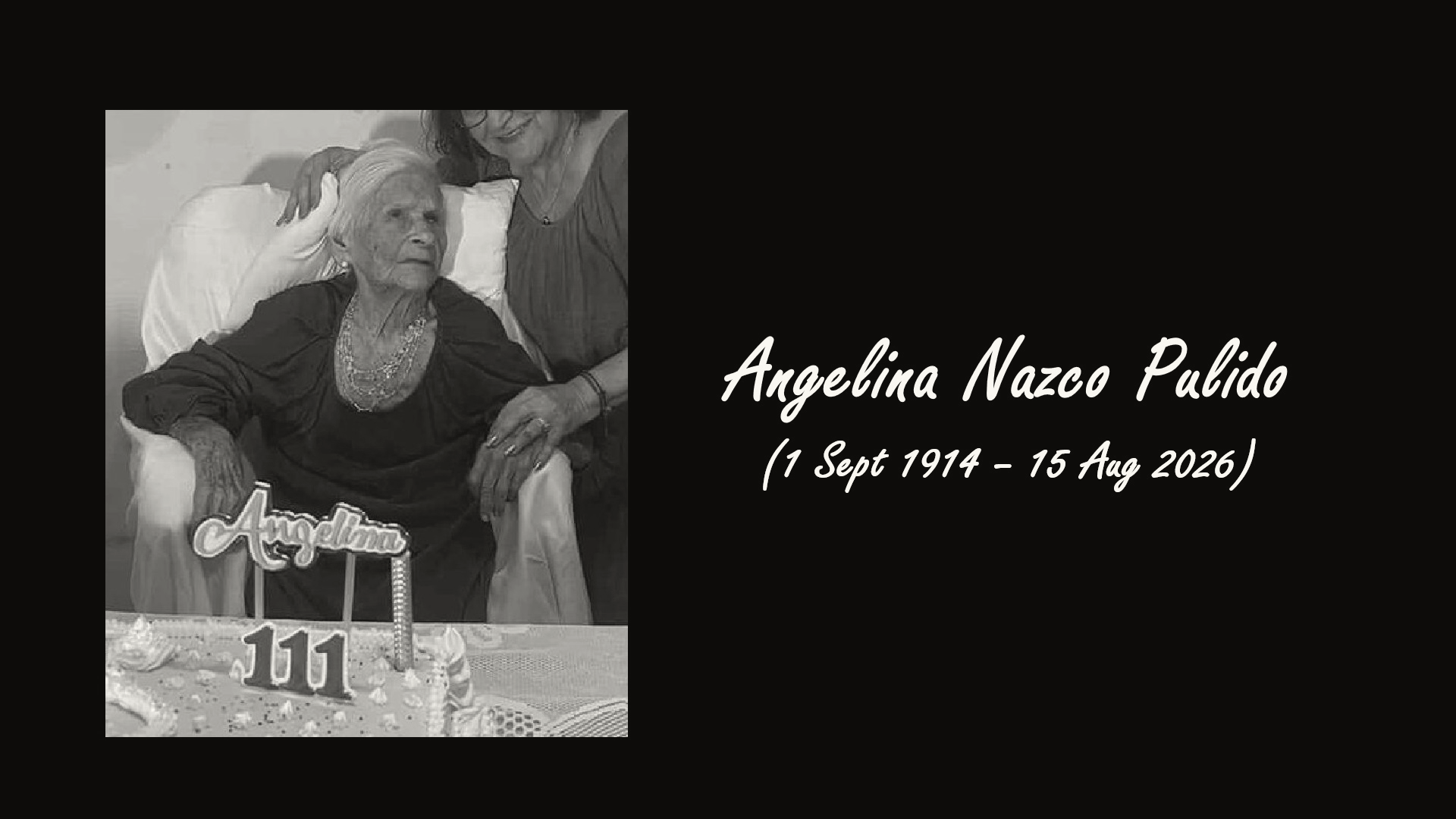 Angelina Nazco Pulido, Cuba's Oldest Resident, Dies at 111