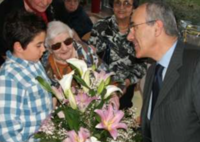 On her 105th birthday in 2007. (Source: Ufficio Stampa | Comune di Verona)