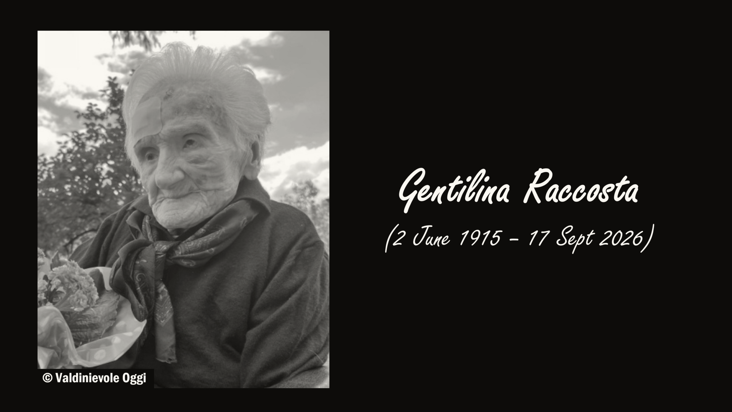 Italian Woman Gentilina Raccosta Dies at 111