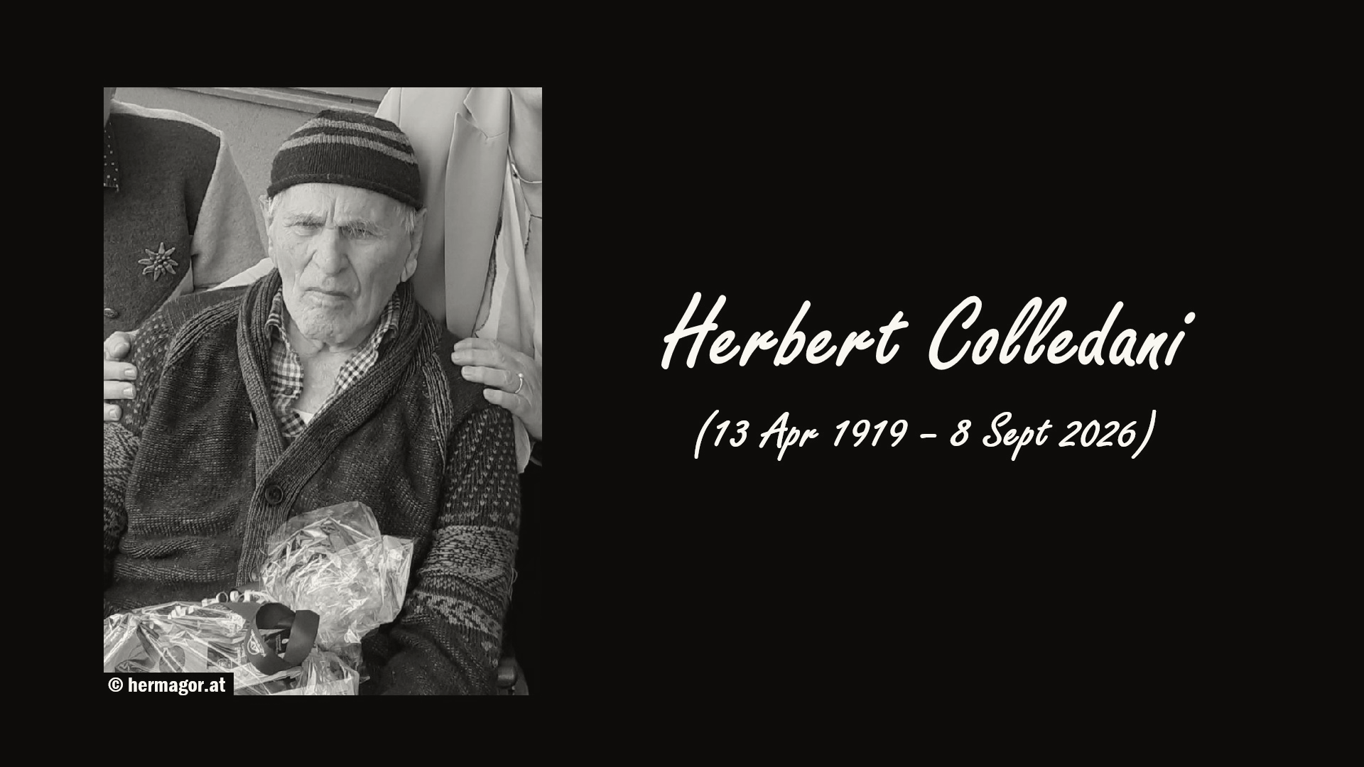 Herbert Colledani, Austria's Oldest Man, Dies at 107