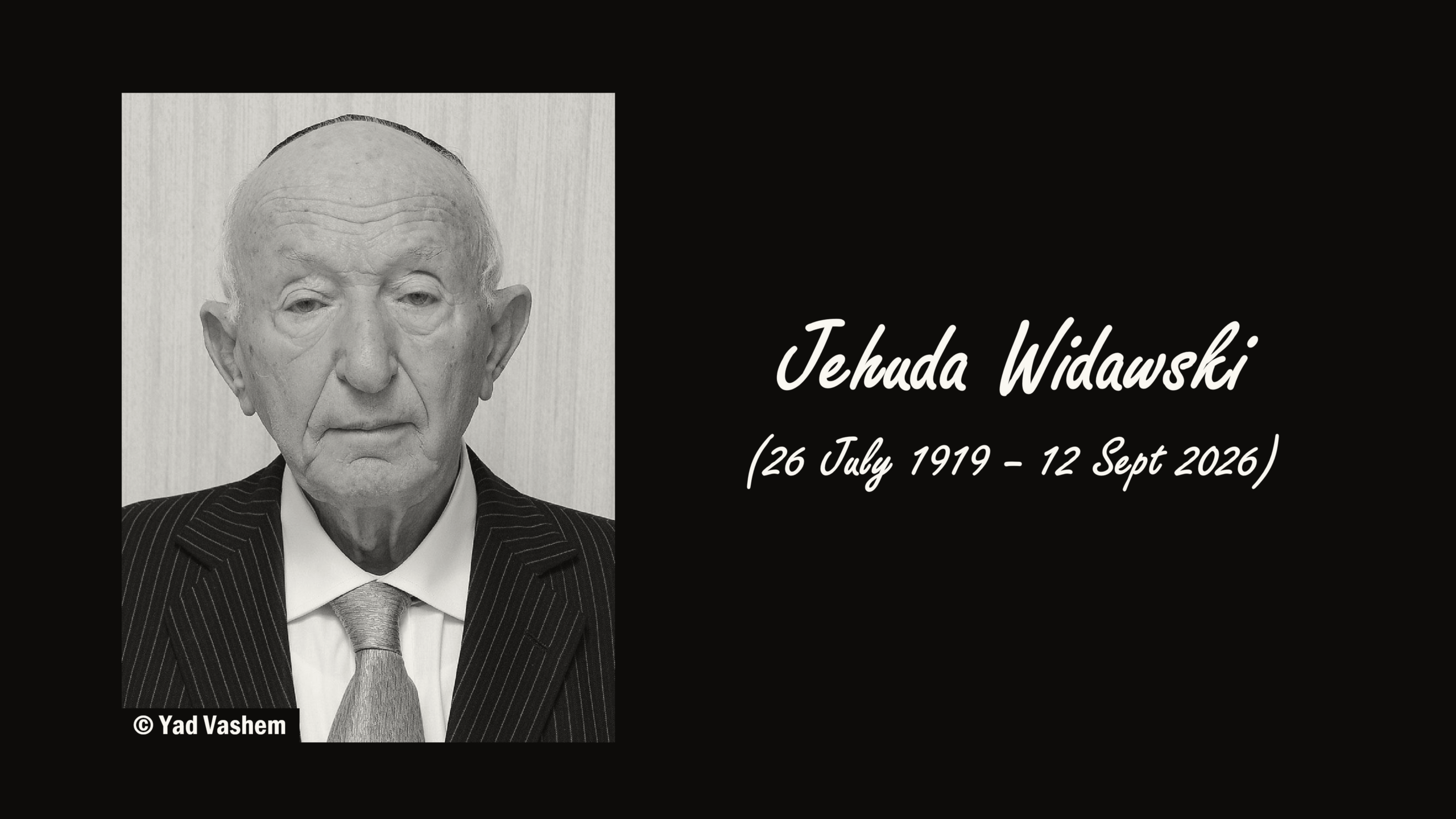 Jehuda Widawski, Israel's Oldest Man, Dies at 107