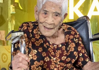 On her 110th birthday in February 2026. (Source: Facebook / LGU Sto. Niño)