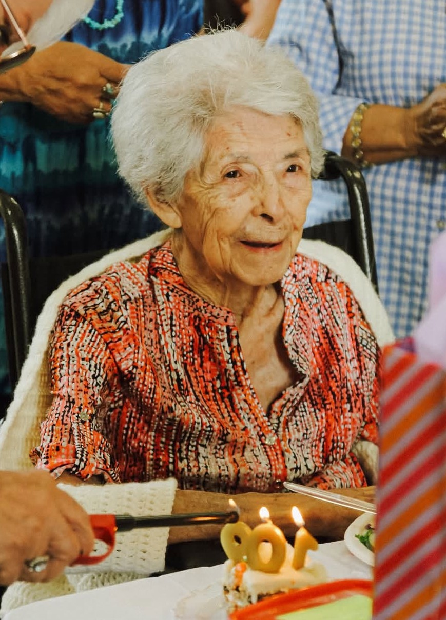 On her 109th birthday in September 2025. (Source: Facebook / Wild G Photography)