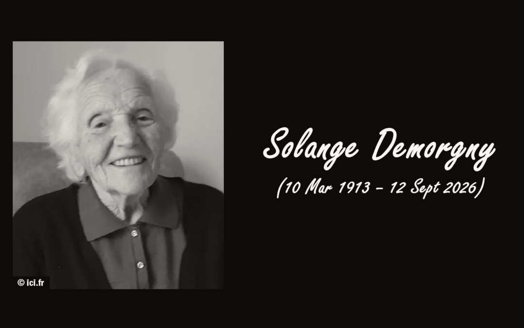 Solange Demorgny, France’s Second-Oldest Resident, Dies at 113