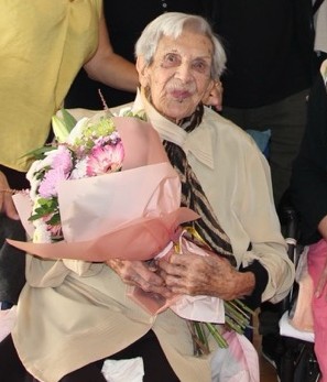 On her 109th birthday. (Source: Diari de Girona)