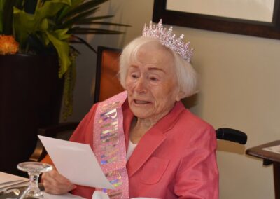 On her 109th birthday. (Source: Facebook / La Posada Kisco)