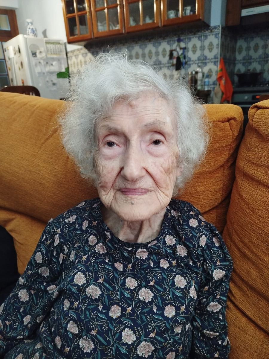 Idalina Moniz, age 110, Portugal