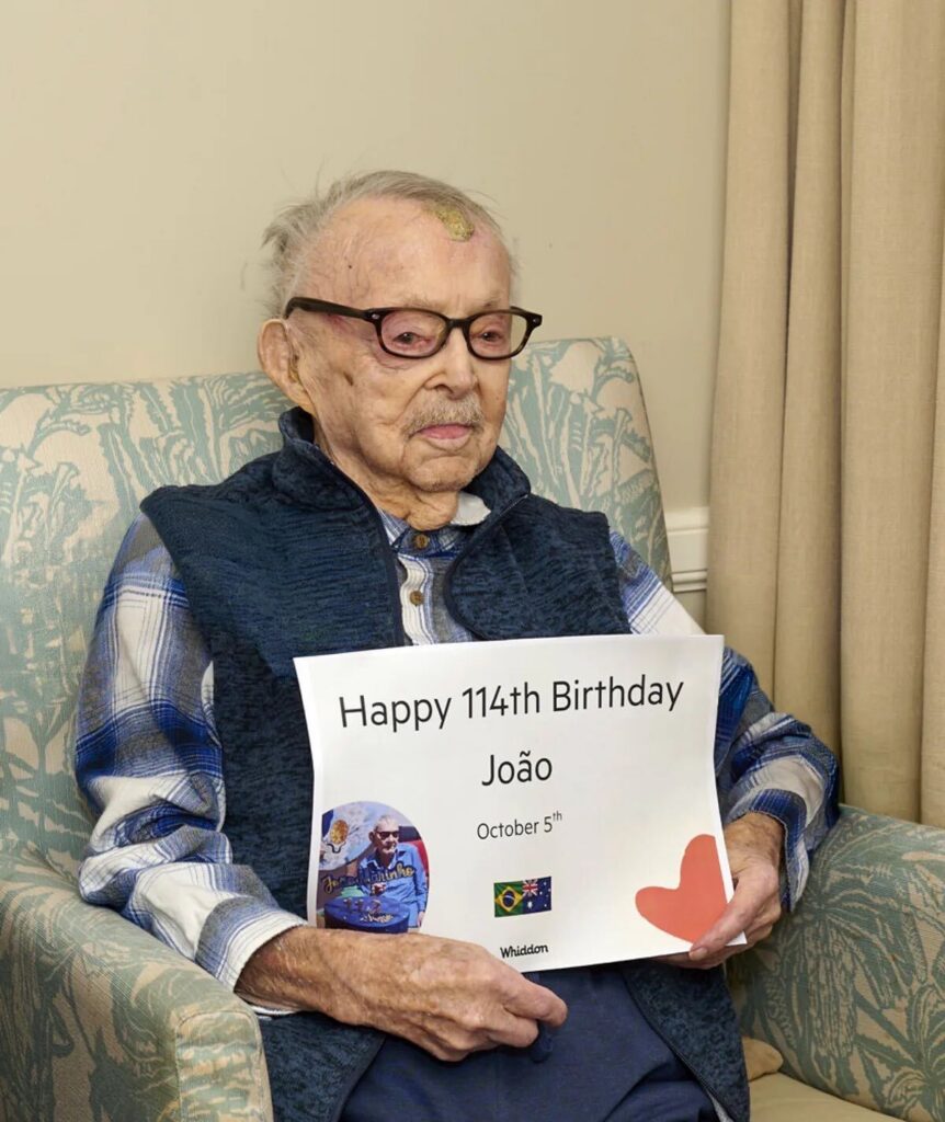 Ken Weeks sends birthday greetings Jo&atilde;o Marinho Neto.