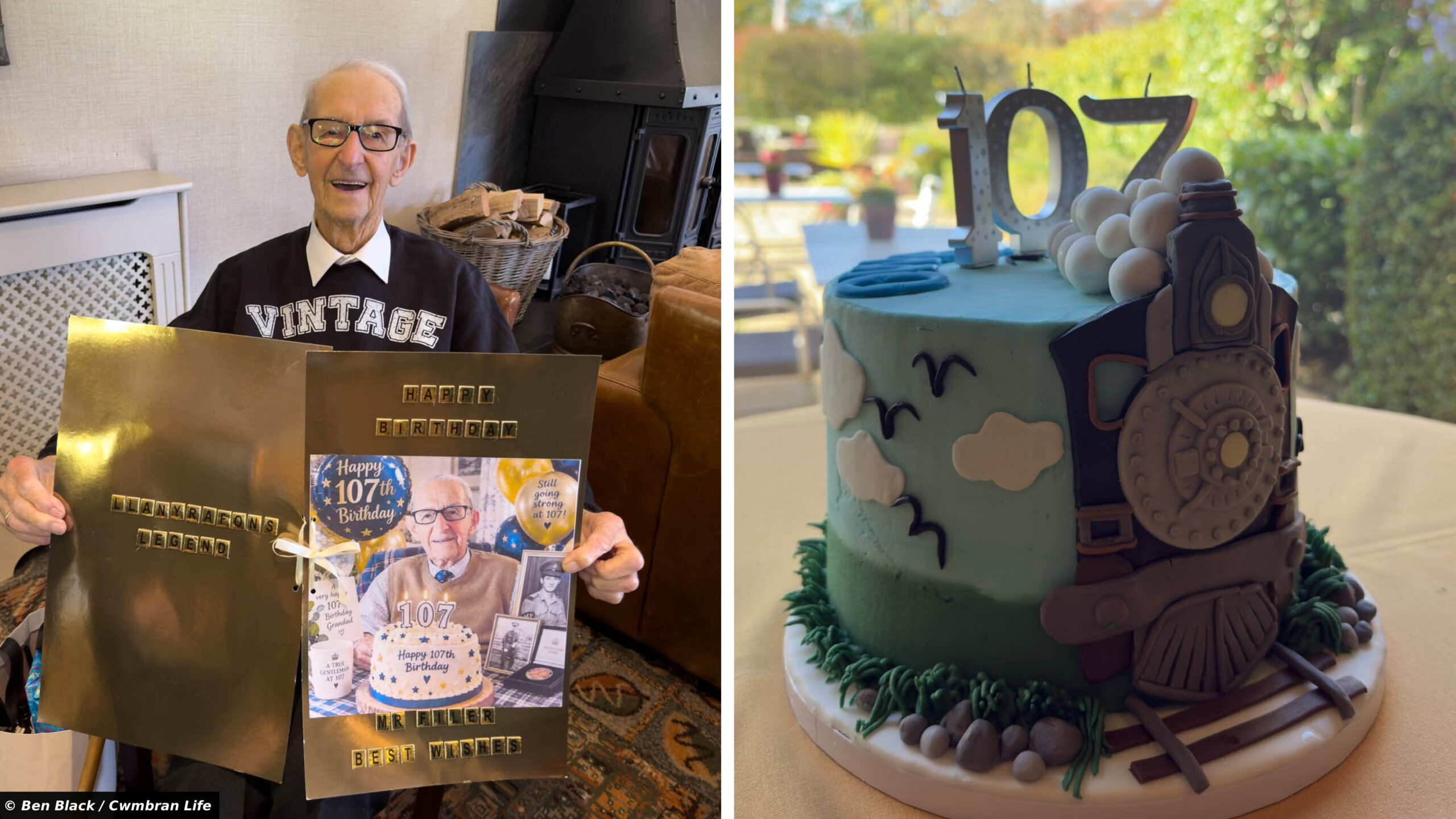 Wales&rsquo; Oldest Man, Owen Filer, Celebrates 107th Birthday